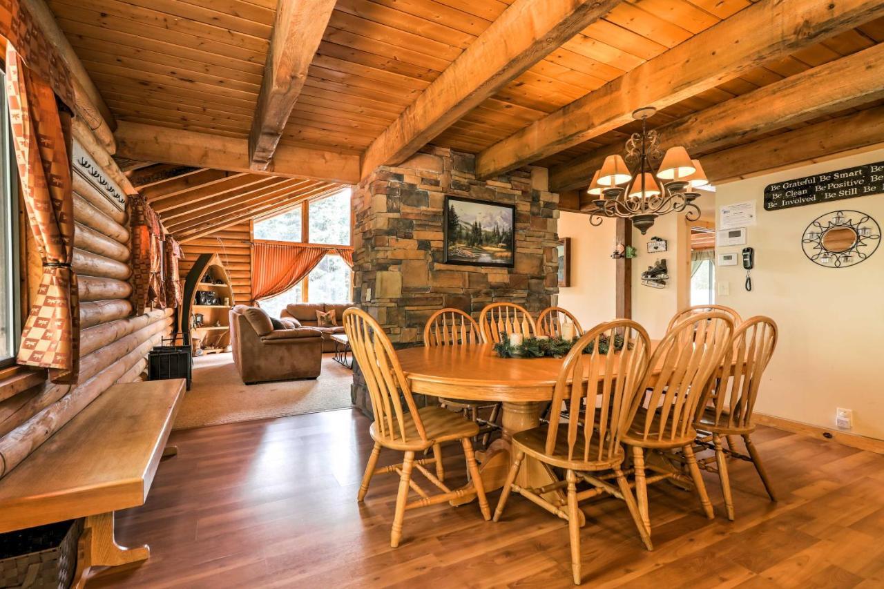 Cozy Utah Cabin With Deck And Fire Pit! Duck Creek Village Exterior foto