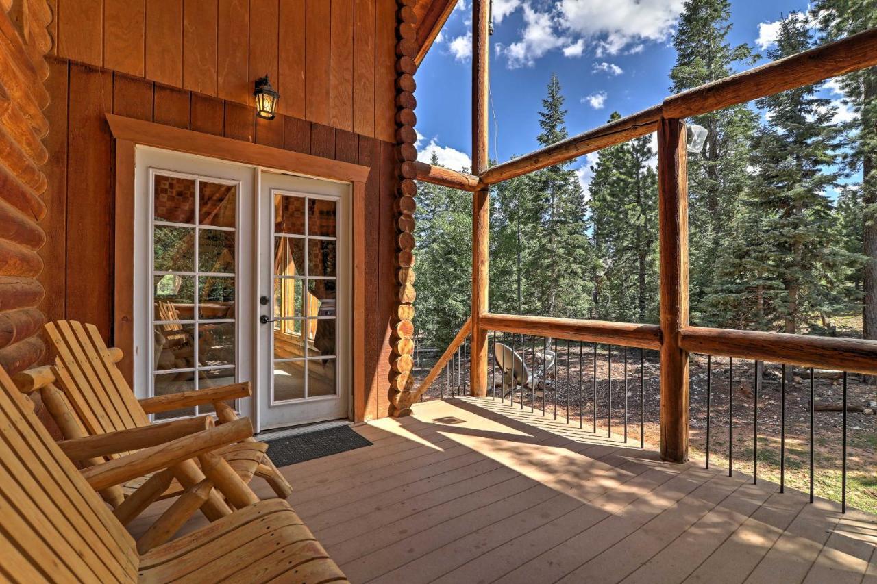 Cozy Utah Cabin With Deck And Fire Pit! Duck Creek Village Exterior foto